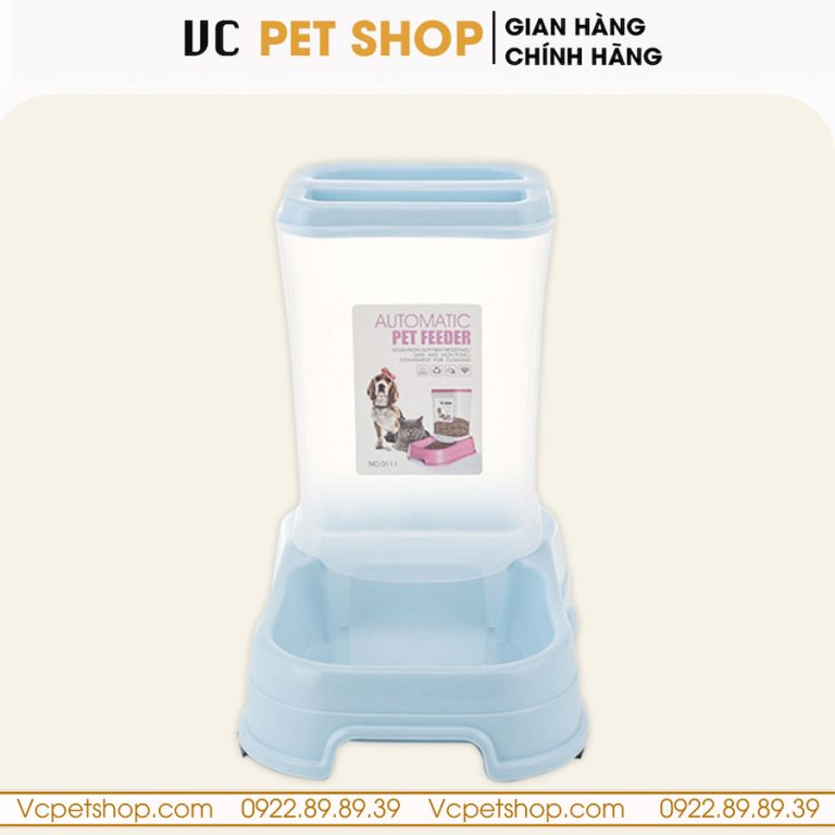 Hộp Đựng Thức Ăn Tự Động Cho Chó Mèo