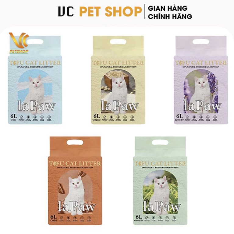 Cát Đậu Nành Cho Mèo Lapaw 6L