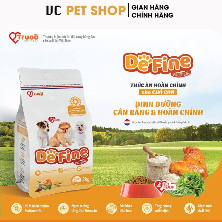 Thức Ăn Cho Chó Con Define