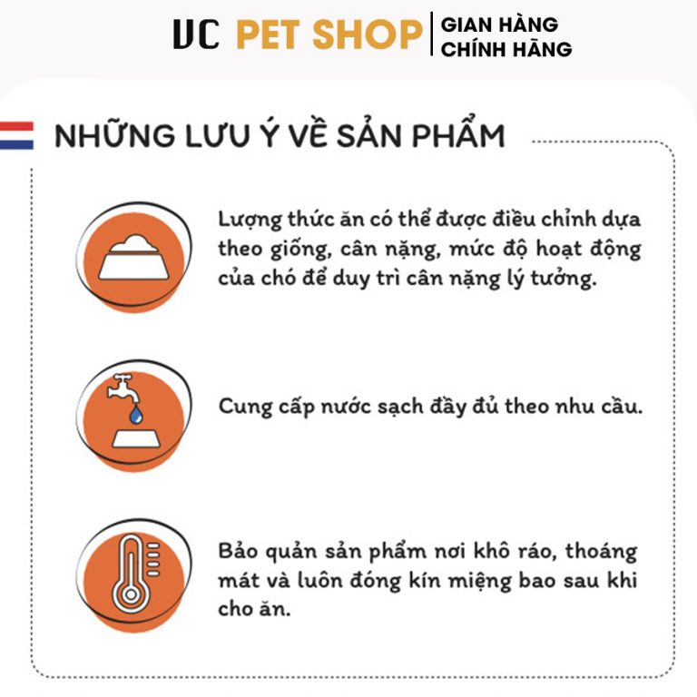 Chú ý khi sử dụng Thức ăn cho chó con và chó mẹ Yummi