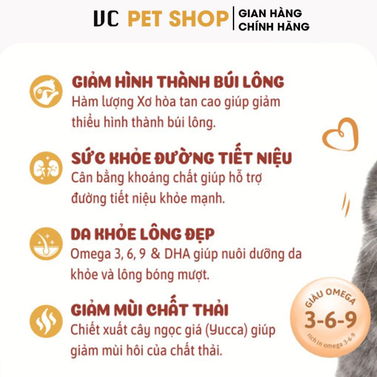 Ưu điểm của thức ăn cho mèo trưởng thành Catpy