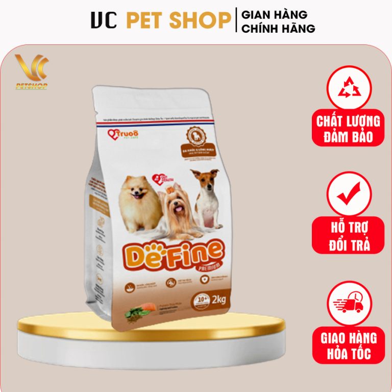 Thức Ăn Chó Trưởng Thành Define Giúp Da Khỏe Và Lông Mượt