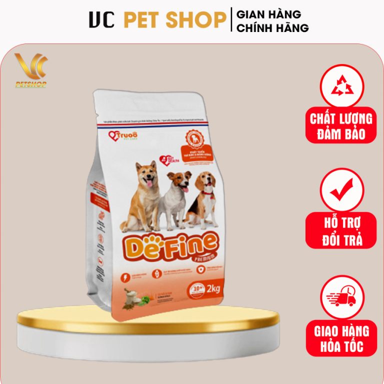 Thức Ăn Hạt Cho Chó Trưởng Thành Define Giúp Phát Triển Trí Não Và Năng Động