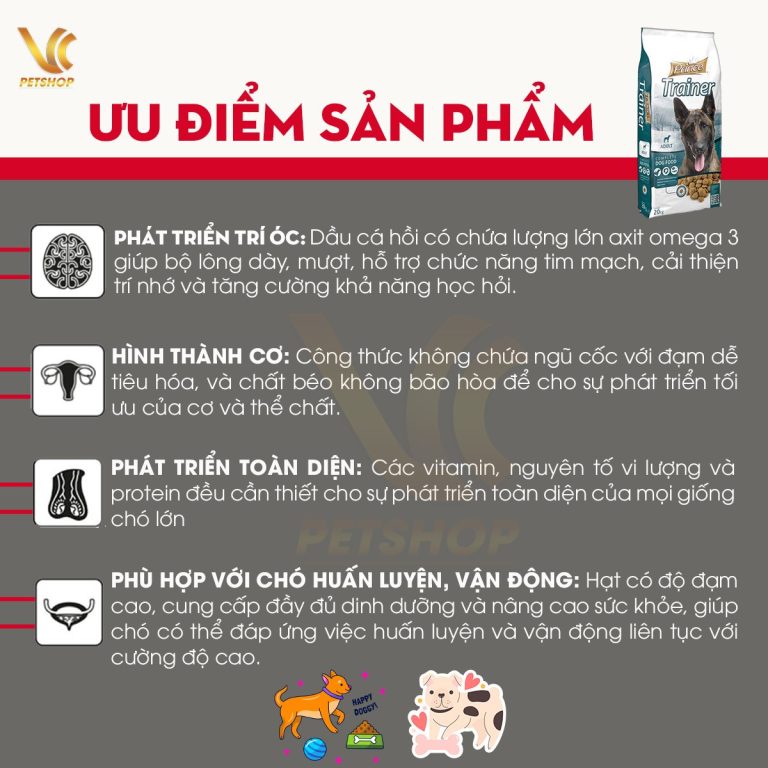 Thức ăn cho chó huấn luyện Prince Trainer