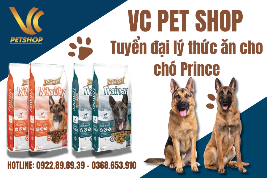 Tuyển Đại lý thức ăn cho chó Prince