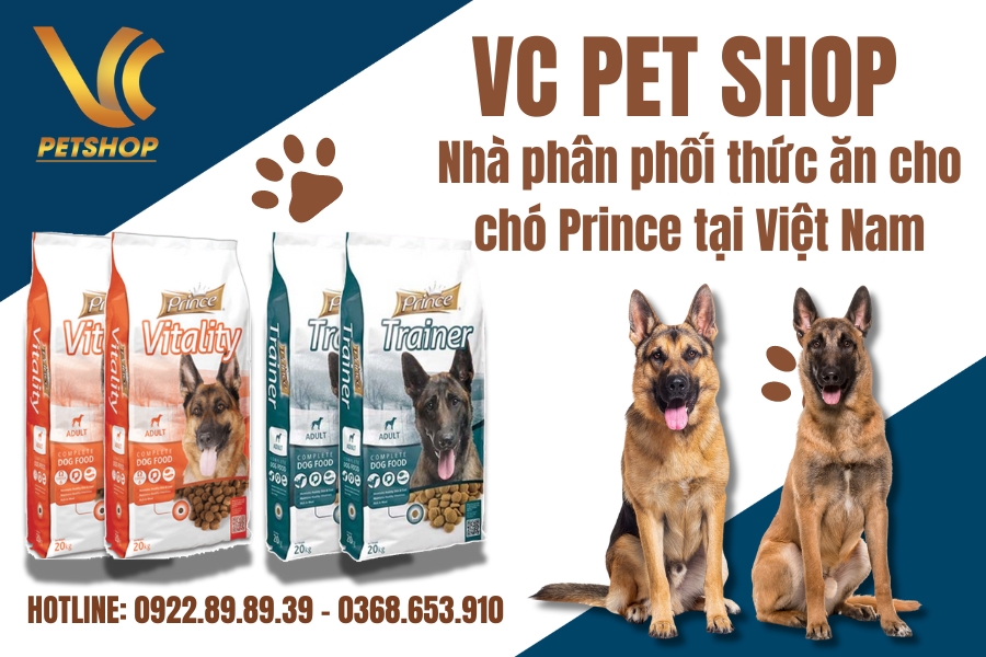 Nhà phân phối thức ăn cho chó Prince