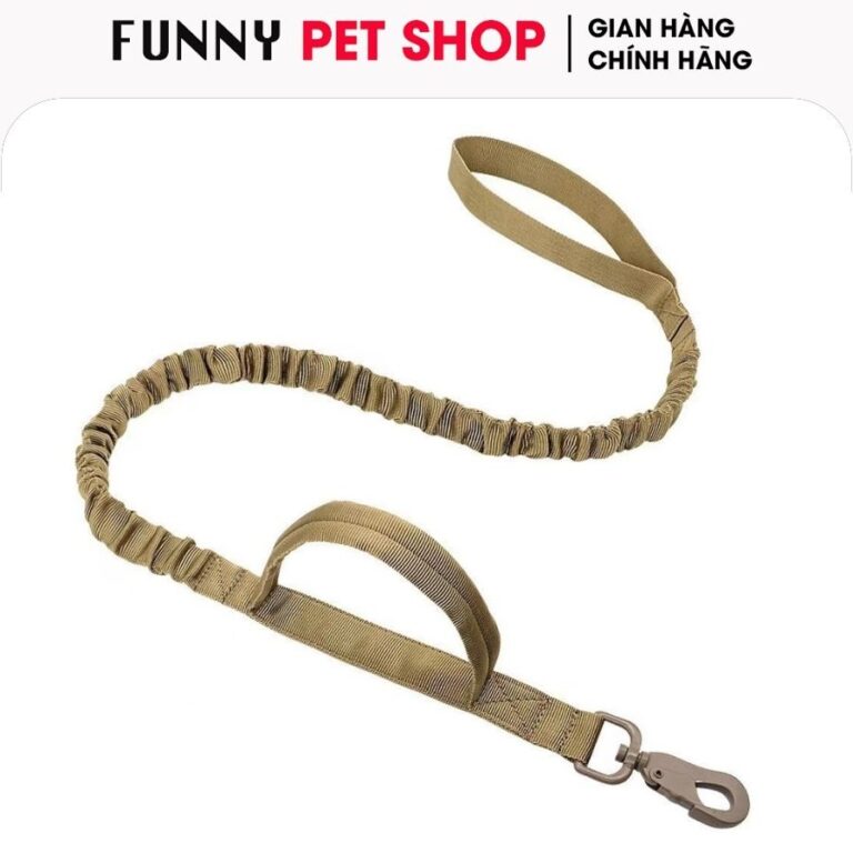 Dây Dắt Chó Huấn Luyện Cao Cấp 2 Tay Cầm