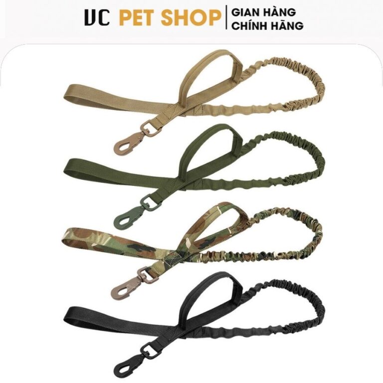 Dây Dắt Chó Huấn Luyện Cao Cấp 2 Tay Cầm