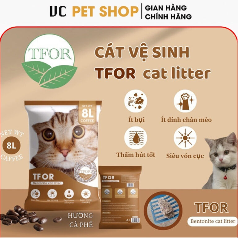 Cát Đất Sét TFOR Cho Mèo 8L, 16L
