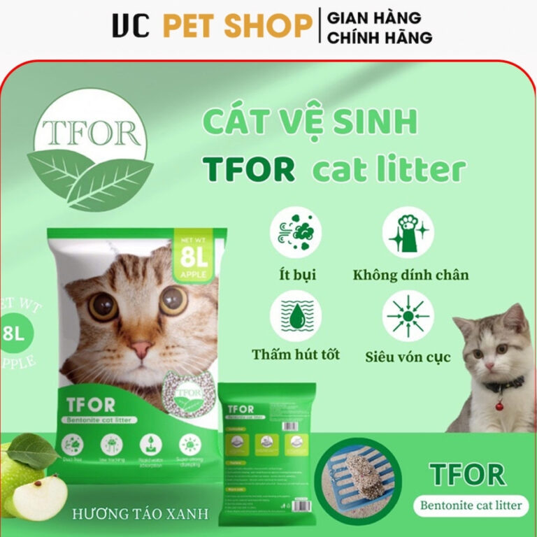 Cát Đất Sét TFOR Cho Mèo 8L, 16L
