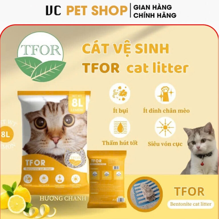 Cát Đất Sét TFOR Cho Mèo 8L, 16L