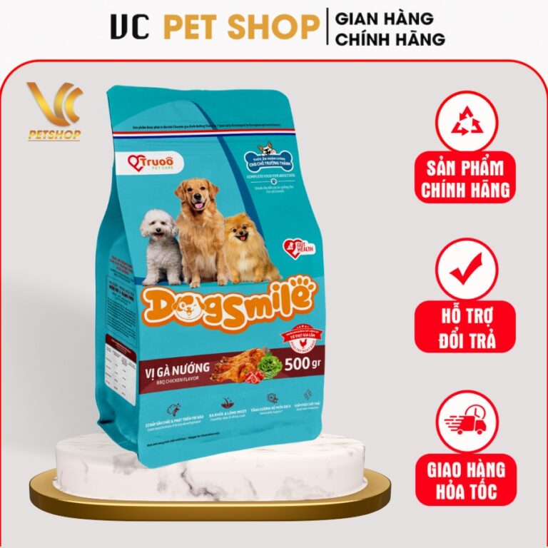 Hạt Cho Chó Trưởng Thành Dog Smile Vị Gà