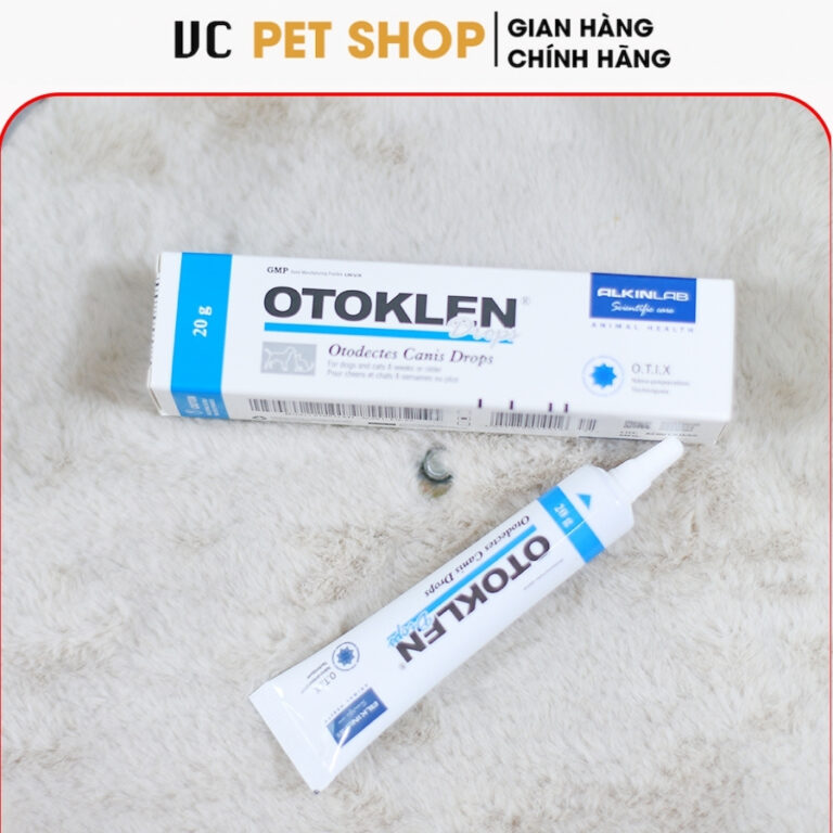 Thuốc Nhỏ Tai Otoklen Trị Ve Rận Tai Cho Chó Mèo