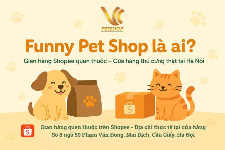 Funny Pet Shop Là Ai? – Sự Thật Về Cái Tên Quen Thuộc Trên Shopee